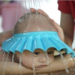 Baby Infant Child Eye Safty Toddler Tearless Shampoo Shield Shower Hair Cap