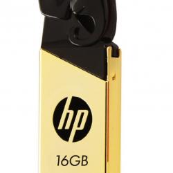 HP V239g 16GB USB Flash Drive, Gold Metallic