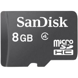 Sandisk 8GB Class 4 MicroSDHC Memory Card, SDSDQM-008G-B35