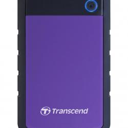 Transcend StoreJet 25H3P 2.5-inch 2TB Portable External Hard Drive, Purple