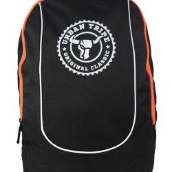 Urban Tribe Mustang Tall Boy Laptop Backpack - Black+Orange