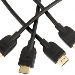 AmazonBasics High-Speed HDMI Cable, 6 Feet, 2-Pack