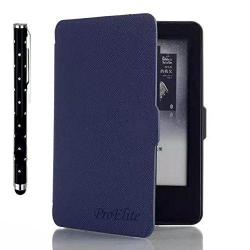 Ultra Slim Flip Case Cover Amazon Kindle Paperwhite Paper White Tablet, Magnetic Lock, Auto Sleep/Wake Up, Dark Blue