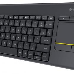 Logitech K400 Plus Wireless Keyboard, Black