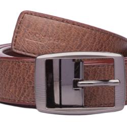 SPAIROW MENS SYNTHETIC LEATHER BELT 0301 BROWN