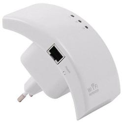 300Mbs Wireless Wifi Repeater And AP Mode With Inbuilt Antenna Curve White Color Range Extender