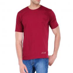 AWG Mens Maroon Dryfit Round Neck T-shirt