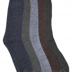 Mikado Multi Colour Woolen Full Lenght Socks For Men - 5 Pair Pack
