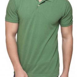 American Crew Mens Solids Polo Forest Green
