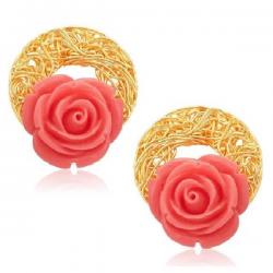 Sukkhi Classic Gold Plated Alloy Stud Earring