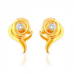 Mahi Crystal Brass, Alloy Stud Earring