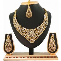 Vatsalya Creation Zinc Jewel Set Gold