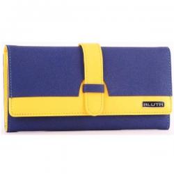 Bluth Women Blue Artificial Leather Wallet