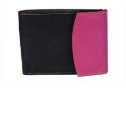Butterflies Women Casual, Evening/Party Pink, Black Artificial Leather Wallet