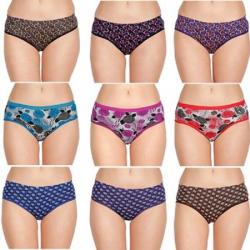 Girls Care Womens Hipster Multicolor Panty