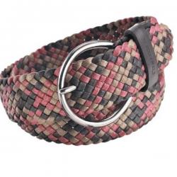 Fastrack Women Casual Multicolor Genuine Leather Belt, Pink