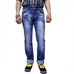 Super-X Slim Fit Mens Blue Jeans