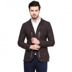 Yepme Solid Single Breasted Casual Mens Blazer