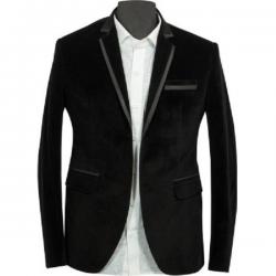 Blackthread.in Solid Single Breasted Wedding, Casual, Party, Festive Mens Blazer