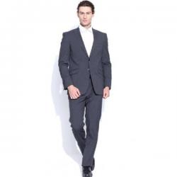 Bsquare Single Breasted Solid Mens Suit