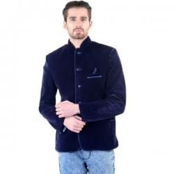 LIBS Solid Single Breasted Party Mens Blazer