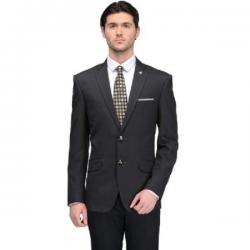 Canary London Solid Single Breasted Casual Mens Blazer