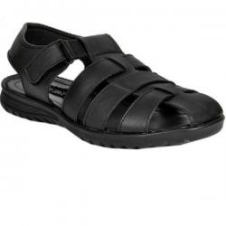 Footlodge Men Black Sandals