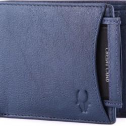 WildHorn Men, Women Blue Genuine Leather Wallet
