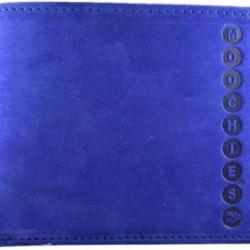 Moochies Men Casual, Formal, Evening/Party, Trendy Blue Genuine Leather Wallet