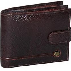 K London Men Casual, Formal Brown Genuine Leather, Fabric Wallet