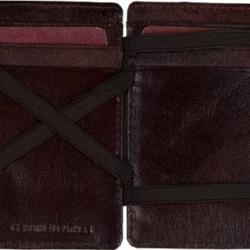 Hidemaxx Men Formal Brown Genuine Leather Wallet