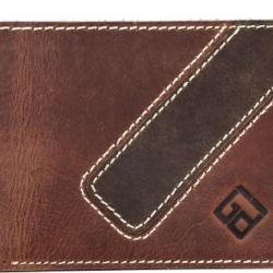 Giani Bernard Men Brown Genuine Leather Wallet
