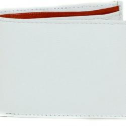 Luca Fashion Men Casual, Formal White Genuine Leather Wallet