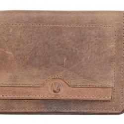 Hidegear Men Tan Genuine Leather Wallet
