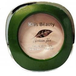 Out Of Box Kiss Beauty Green Tea Cream With Powder Compact 25 G Foundation