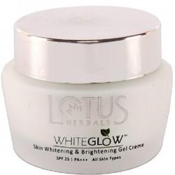 Lotus White Glow Skin Whitening & Brightening Gel Cream - SPF 25 PA+++