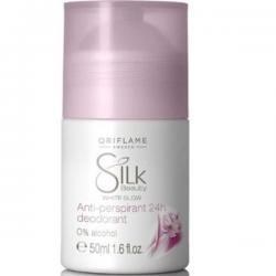 Oriflame Sweden Silk Beauty White Glow Deodorant Roll-on - For Girls, Women