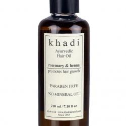 Khadi Henna Rosemarry And Henna Hair Oil, 210ml
