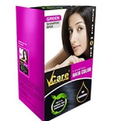 Vcare Shampoo Hair Color, Black, 25ml