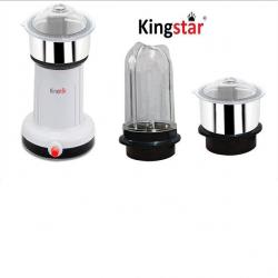 Kingstar Plastic Magic Mixer Grinder Cum Juicer,White