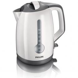 Philips HD4649 1.7-Litre 2400-Watt Concealed Element Kettle - White And Gray