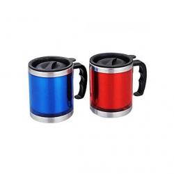 Afinito Red And Blue Stainless Steel Mug