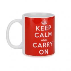 Posterboy Keep Calm And Carry On Ceramic Mug