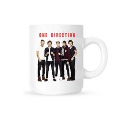 Huppme One Direction White Ceramic Mug