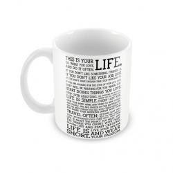 AKUP This-Is-Ur-Life Ceramic Mug