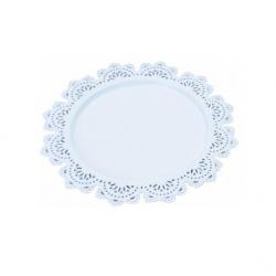 Pretty Please Me White Plate Tray Solid Iron Plate