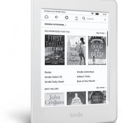 Kindle All New PaperWhite Built-In Light White, Wifi Only , No Voice Calling