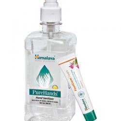 Himalaya PureHands & FootCare Cream - Combo Hand Sanitizer 250 Ml