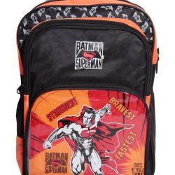 Priority Black Superman School Bag For Kids