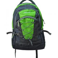 Attache Green Polyester School Bag
